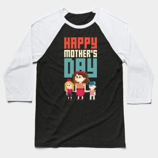Super Mother's Day Retro Baseball T-Shirt
